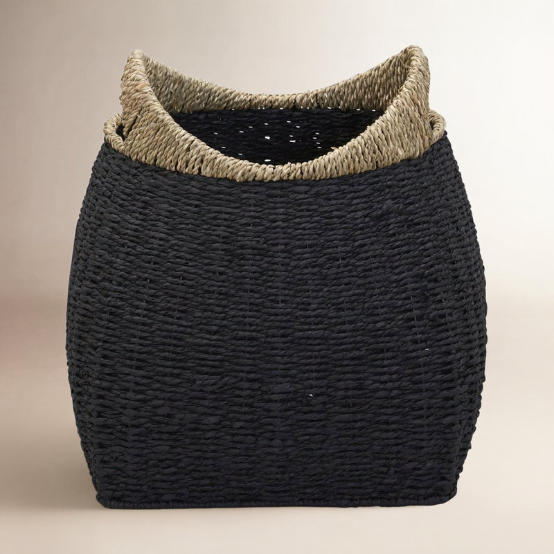 Birch Lane™ Devyani Decorative Basket, Black