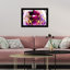 Reproduction d'une agate rose et mauve abstraite par Oliver Gal-68786367-68786368