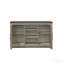 Armoire de rangement, bois, tablettes réglables, portes pour la chambre à coucher - Chêne gris