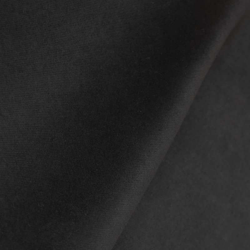 Dinapoli Upholstered Wingback Bed, California King, Classic Black Performance Velvet