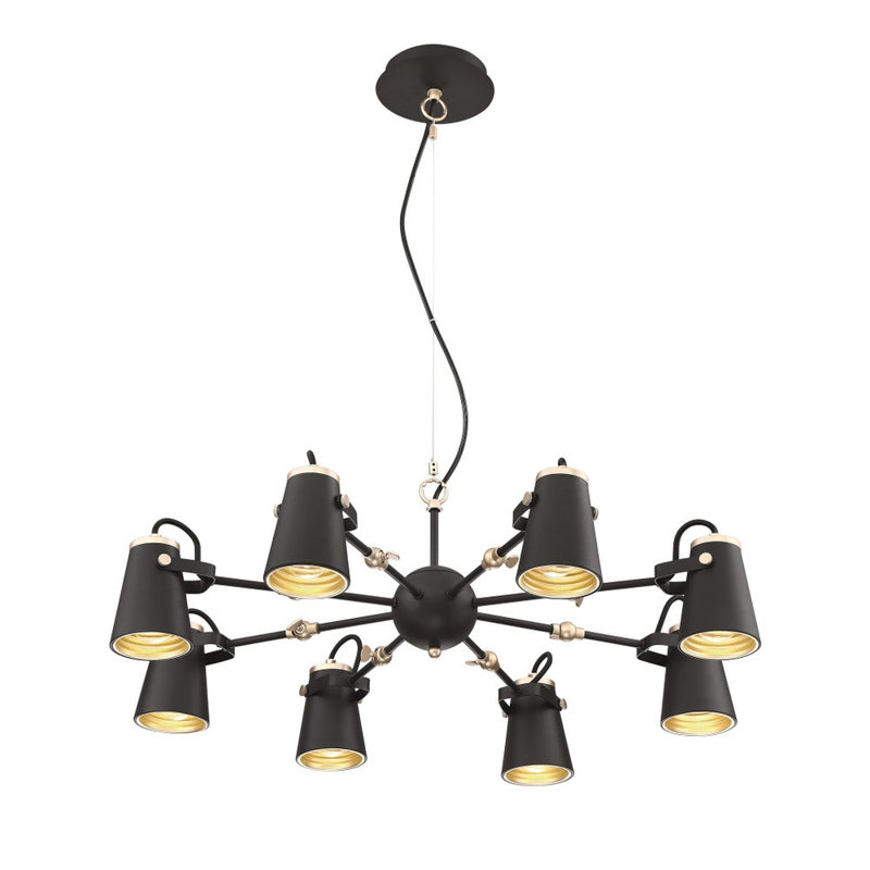 Lustre gris classique/traditionnel 8 lumières Falkville