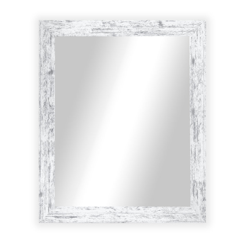 Miroir d'appoint mural Rayne, Blanc vieilli