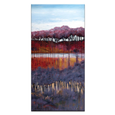 Blackberry Creek by Lydia Ben-Natan - Wrapped Canvas Print