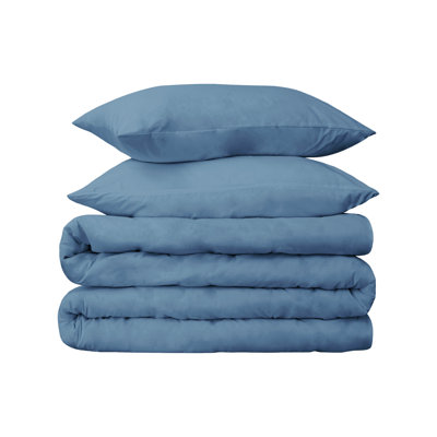 650 Thread Count Standard Cotton 3-Piece Duvet Cover Set