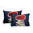 Rouge / Bleu marine / Beige
