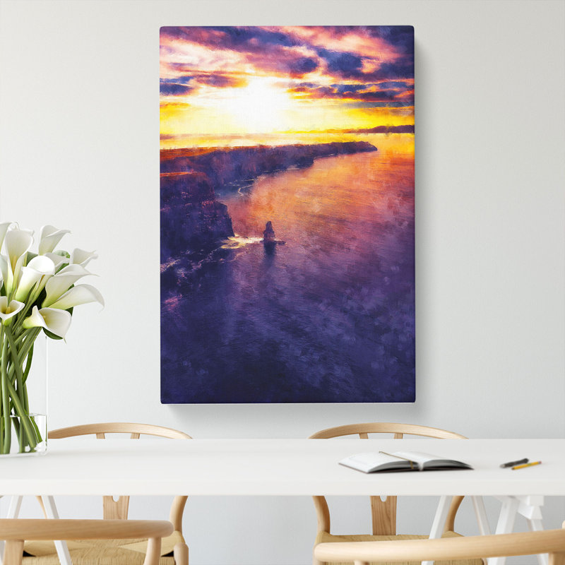 Sunset - Wrapped Canvas, 91cm H x 60cm W x 4cm D