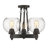 Saltash Glass Semi Flush Mount