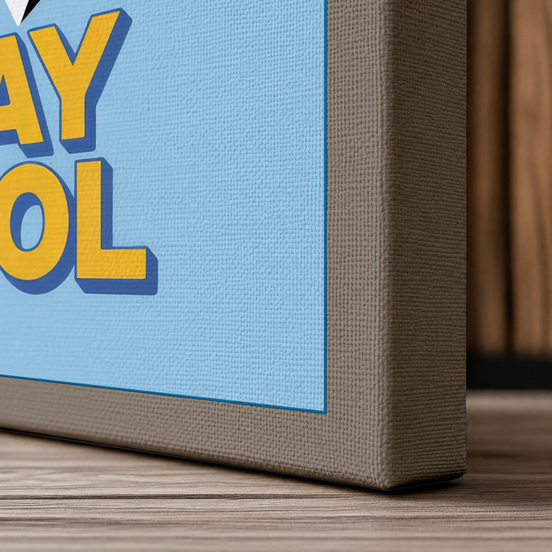 Stay Cool Zebra Modern - Print, 30x20 - 76.2 x 50.8 cm, Taupe Border