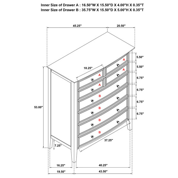 Dimensions du produit