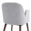 Elano Walnut Effect Ash Wooden Frame Dining Chair-1948245164