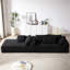 Canapé modulaire en tissu d'ameublement Chenille-121094142