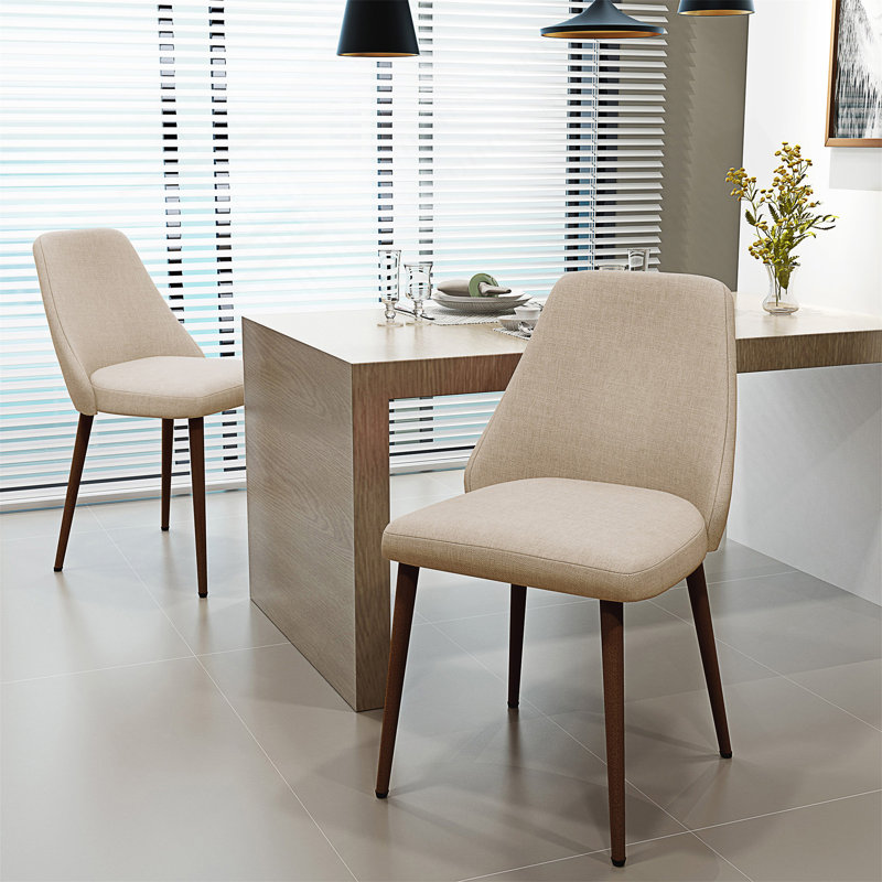 Mid-Century Modern Upholstered Dining Chairs