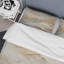 Ensemble de housse de couette beige et doré Glacier Stone Art III - Abstract Shapes-107147438