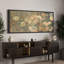 Abstrait botanique rétro, bouquet de fleurs, campagne française, images extra larges, impression sur toile encadrée-108941485-111665840