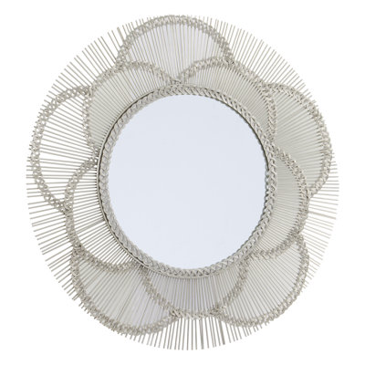 Buckland Metal Flat Wall Mirror