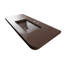 Newterra Concrete Handmade Rectangular Console Bathroom Sink-68489964-70734346