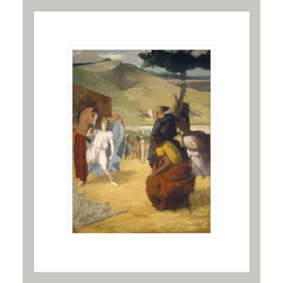 «Alexander and Bucephalus» par Edgar Degas, impression giclée encadrée