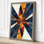 Starburst Geometry Geometric - Wrapped Canvas-335128769-335128779