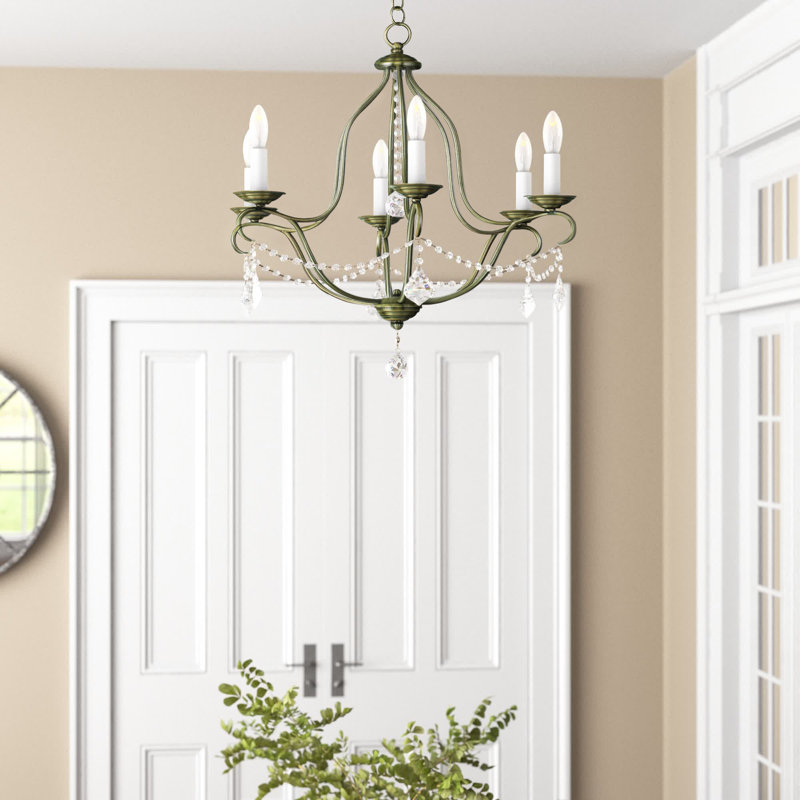 Abdel-Rahman 6 - Light Classic / Traditional Chandelier, Antique Brass