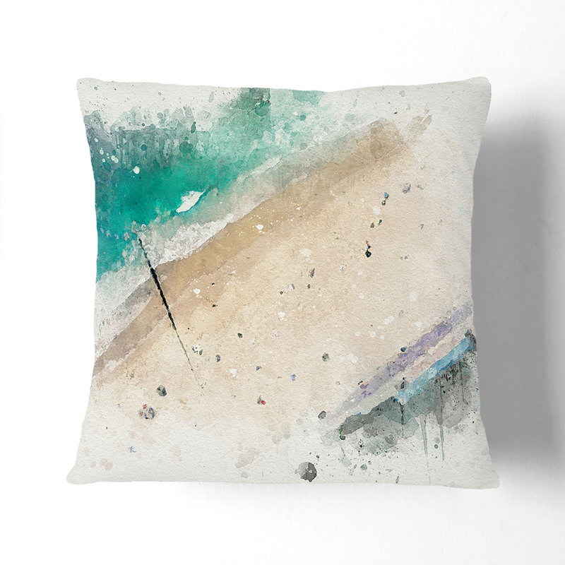 Abstract Square Cushion, 55cm H x 55cm W x 20cm D