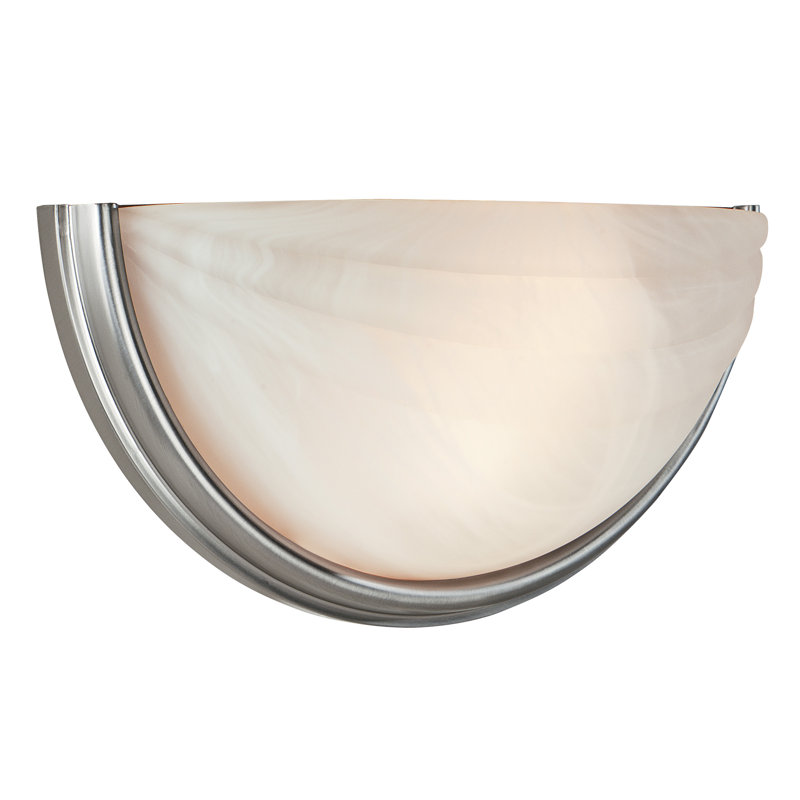 Stalbridge Steel Half Moon, Satin Nickel