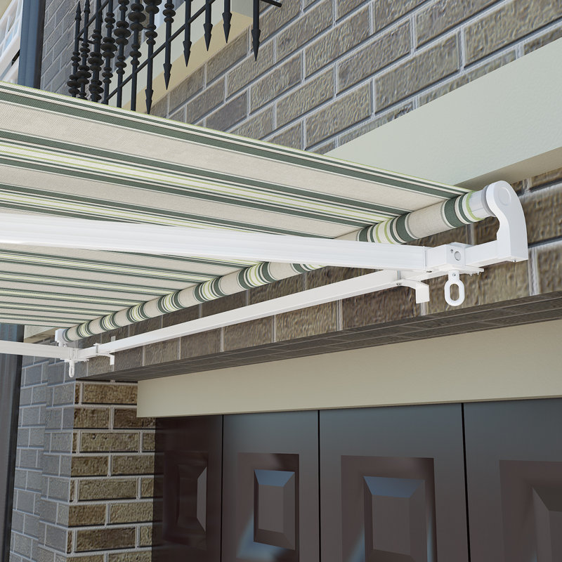 Avren Retractable Patio Awning, 4m W x 3m D 