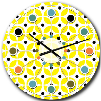 Horloge murale rétro Mid-Century