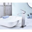 Matte Black Single Handle Waterfall Spout Bathroom Faucet With Pop - Up Drain, Stainless Steel, Stable Water Flow, Quick Installation For Sinks Without Overflow-125170458