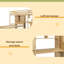 Lit mezzanine simple au-dessus de simple avec bureau intégré et escalier, avec compartiments de rangement et tablettes-258067049