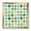 «Geometric Green Circle I», reproduction d'art sur toile-48412427-48412426