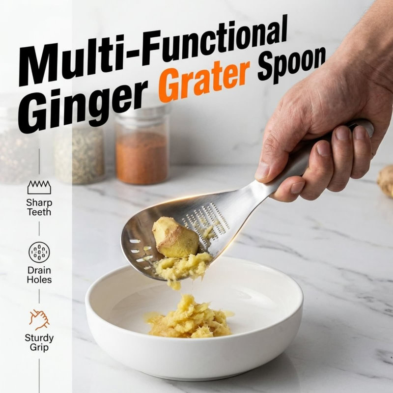 Stainless steel Stainless Steel Multi-function Grinding Spoon