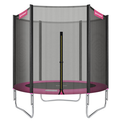 183 cm Gartentrampolin mit Sicherheitsnetz