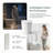 Fully Automatic Induction Smart Toilet Seat, Auto Open/Close Lid, Foot Sensor Flush, Warm Air Dryer, 4-Level Heated Seat, LED Display, Night Light, Multi-Mode Cleaning, White-126036428