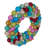 28" Matte Shiny Pearl Ball Wreath UV-189326644