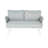 Mariano Steel Loveseat And Table-585968806
