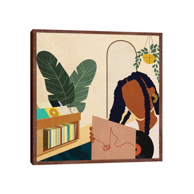Stay Home No. 4 1 Piece Wall Art on Canvas