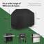 VonHaus Medium Waterproof BBQ Cover Black 