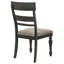 Chaise d'appoint en bois (ensemble de 2)