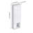 12" Bathroom Wall Cabinet, Soft Close Doors, Float Mounting Design,Glossy White,(KD-Packing)