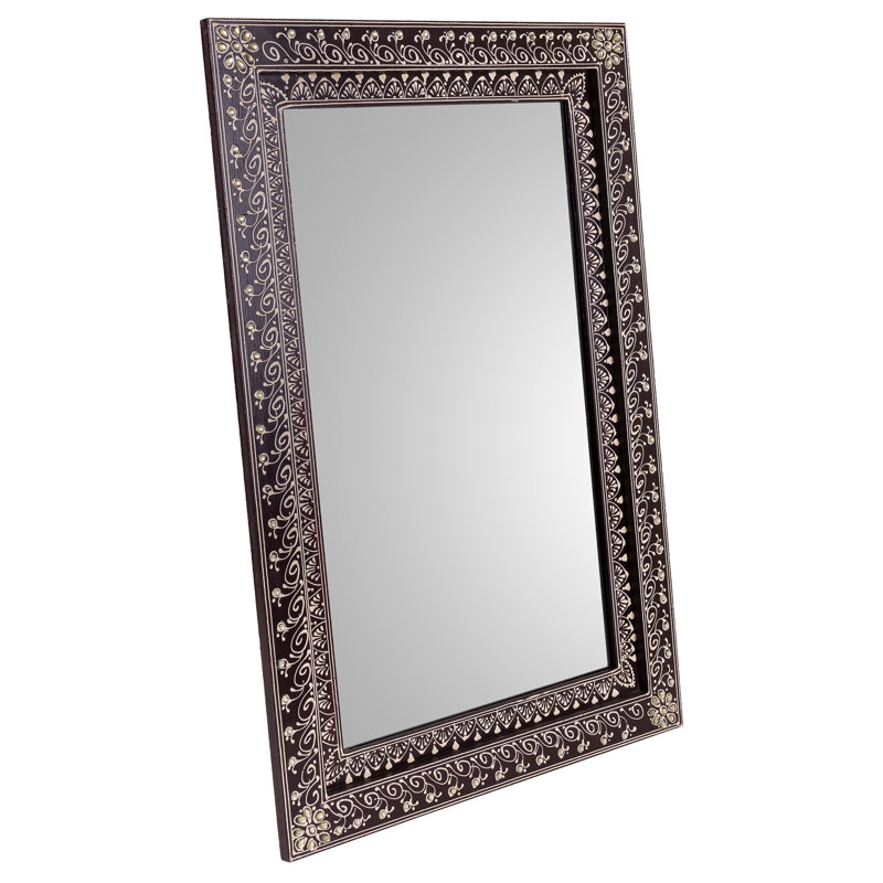 Frankenmuth Wood Flat Wall Mirror