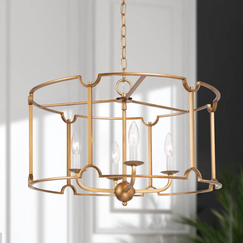 Lustre tambour 4 lumières Parmer