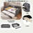 Upholstered Daybed With Usb And Trundle-1895581554