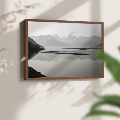 Curve Mountains - reproduction encadrée