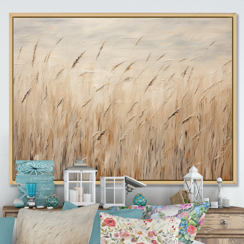 Prairies majestueuses prairies V, White Picture Framed, 30" H x 40" W