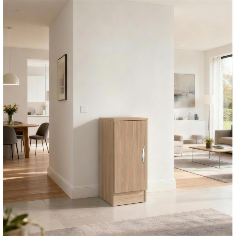 Shatzer 1 -Shelf Storage Cabinet, Sandstone