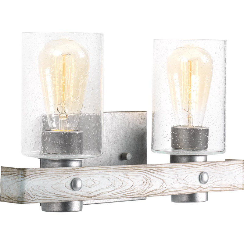 Kingsley 2 - Light Dimmable Vanity Light, Galvanized