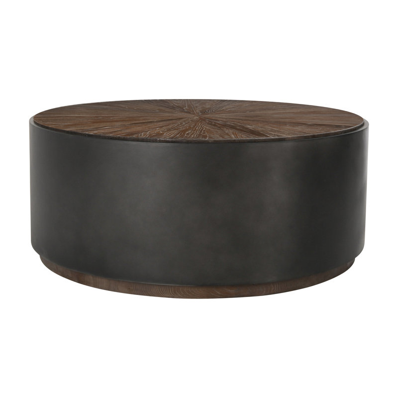 Salsbury Solid Wood Coffee Table, Black