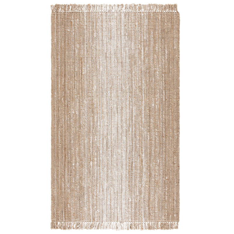 Natural Fiber Flatweave Jute Rug, Rectangle 8' x 10'