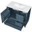 Meuble-lavabo avec lavabo, 3 tiroirs et tablettes de porte-238923786