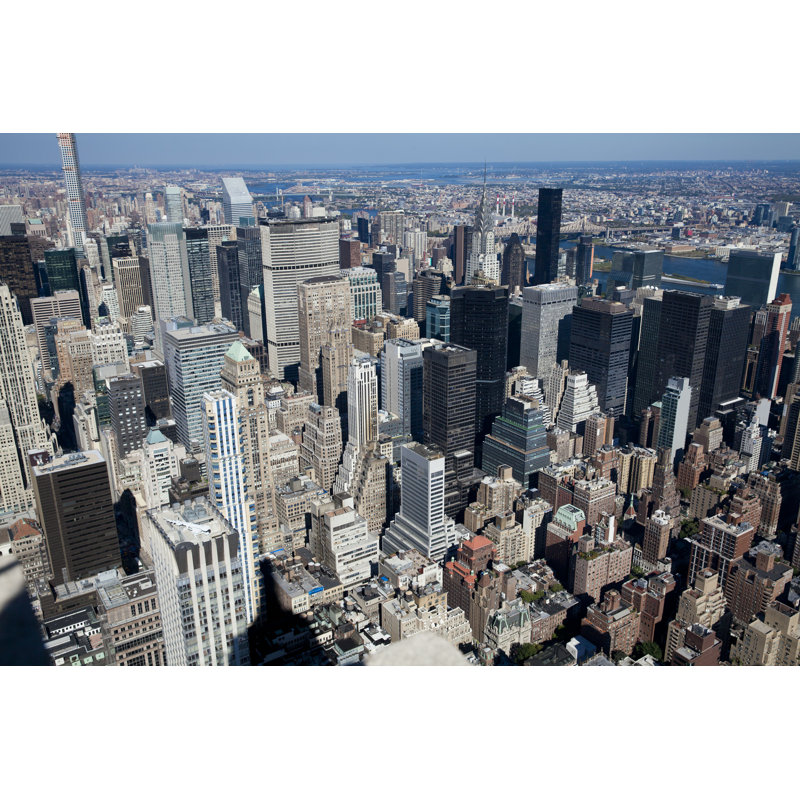 Vue de la ville de New York, H 12 po x l 18 po